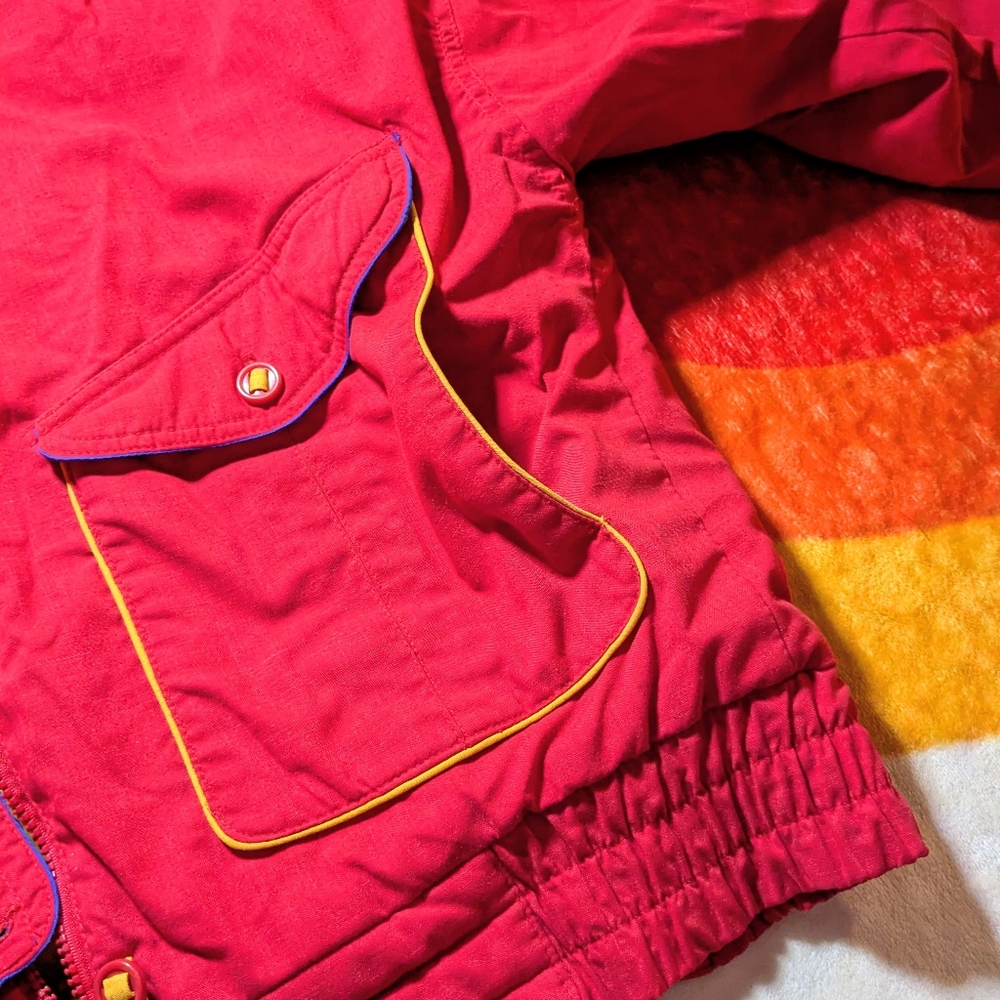 **SALE** Vintage Andy Johns Puffer Ski-style Coat Women's M 80s 90s - Picture 4 of 13
